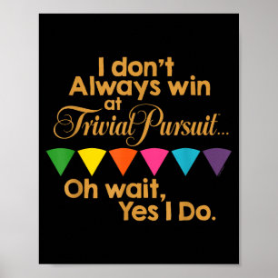 Poster Perseguição Trivial Preta Eu Não Sempre Vencio , U