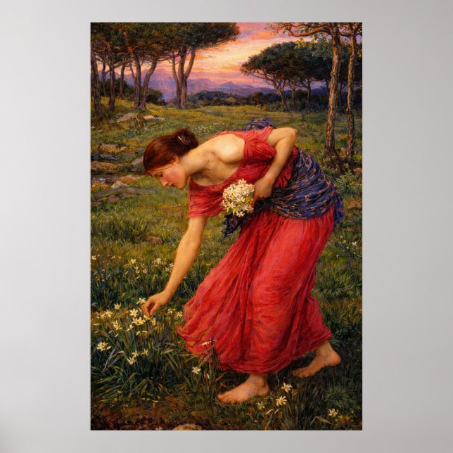 Poster Persephone por John William Waterhouse (Frente)