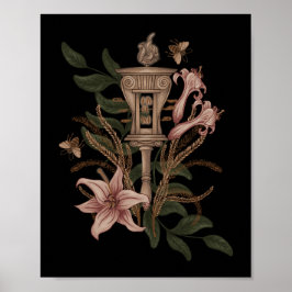 Poster Persephone Sistrum no Campo de Leilões e Milho