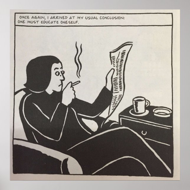 Poster Persépolis - Educar-se (Frente)