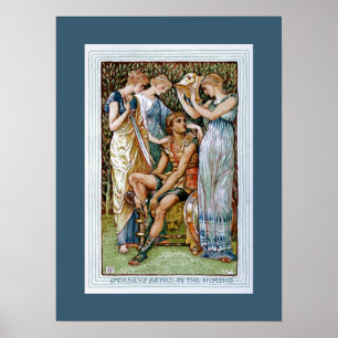 Poster Perseus armou-se pelas ninfas