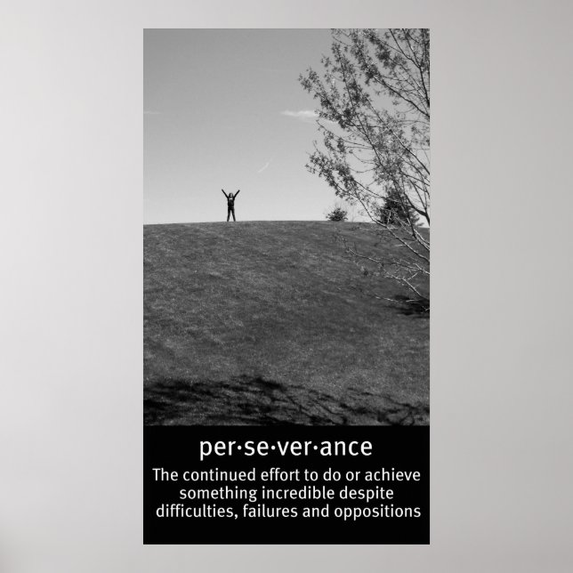 Poster Perseverança (Frente)