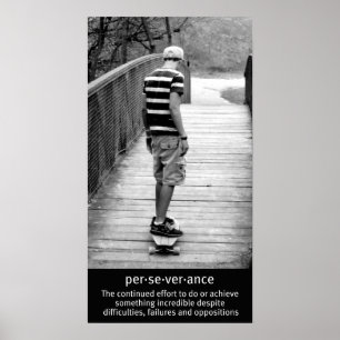 Poster Perseverança do Cavaleiro de Borda