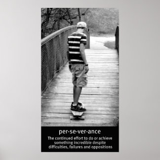 Poster Perseverança do Cavaleiro de Borda