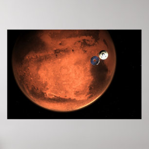 Poster Perseverança Rover Arrancando Seu Palco De Cruzeir