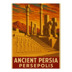 Póster Pérsia Antiga - Persépolis