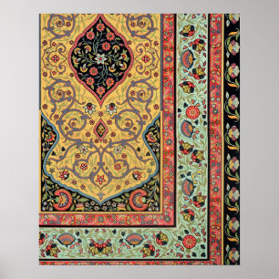 Poster Persian Decoration, plate XXV from 'Polychrome Orn