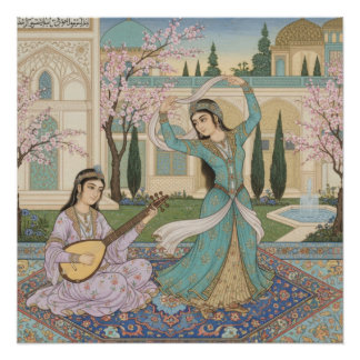 Póster Persian Miniature Art