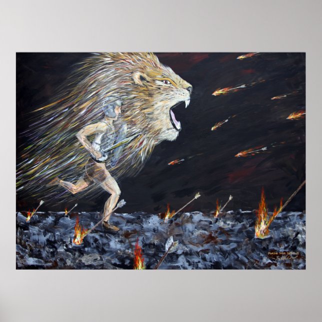 Póster Persiga o seu destino (Frente)