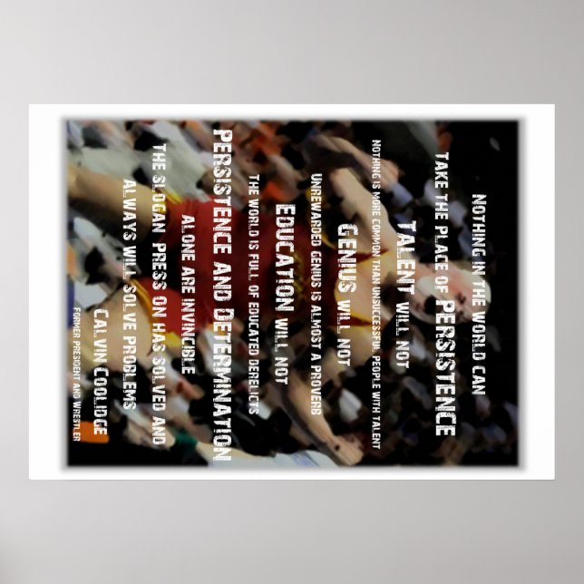 Poster Persistência - luta (Frente)