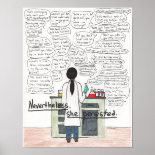 Póster Persistiu (HASTE), 11x14