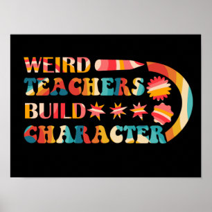 Poster Personagem de Criação de Professores Estranhos