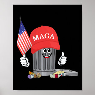 Poster Personagem de desenho animado Trump Mega Garge lat