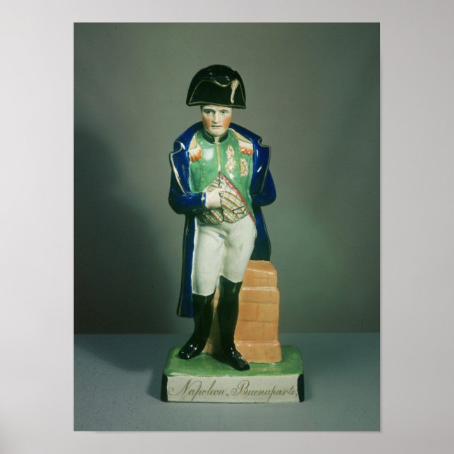 Póster Personagem de Staffordshire de Napoleão Bonaparte (Frente)