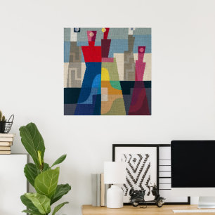 Poster Personagens Sophie Taeuber-Arp