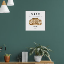 Personalisierte Wien Museumsquartier | Name & Jahr