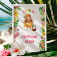Personalização da Festa de aniversário Aloha hawai