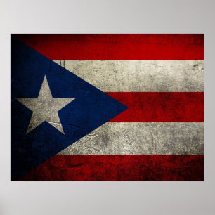 Poster Personalização da Imagem de Sinalizador Porto Rico