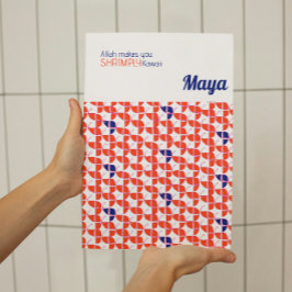 Poster Personalização do Retro Laranja White Nursery Kawa