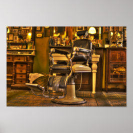 Poster Personalização do Salão do Cabelo Retroativo da Ca