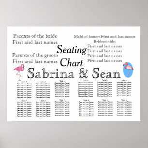 Póster Personalização Romântica Personalizada do Gráfico 
