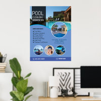 Poster Personalizada dos Serviços de Limpeza de pi
