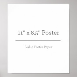 Poster personalizado 11 x 85