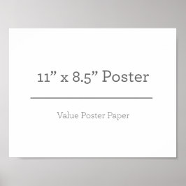 Poster personalizado 11 x 85