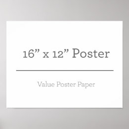 Poster personalizado 16 x 12