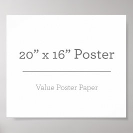 Poster personalizado 20 x 16