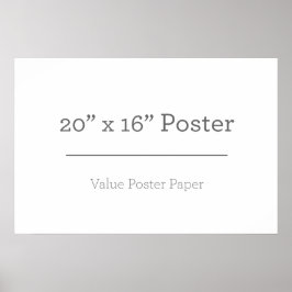Poster personalizado 20 x 16