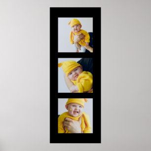 Poster Personalizado Adicionar 3 Fotografias Personalizad