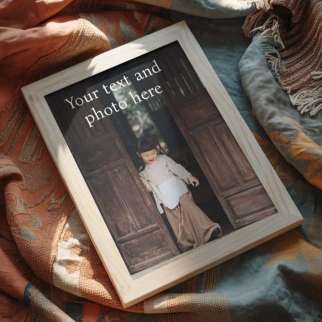 Poster Personalizado, Adicionar Foto e Texto (Criador carregado)