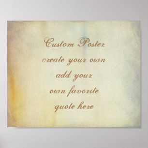 poster personalizado adicione seu próprio estilo d