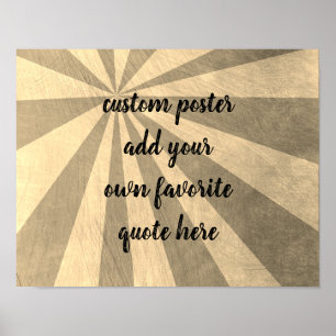 poster personalizado adicione sua cotação para per