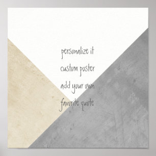 poster personalizado adicione sua própria citação 