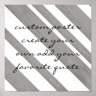 poster personalizado adicione sua própria citação
