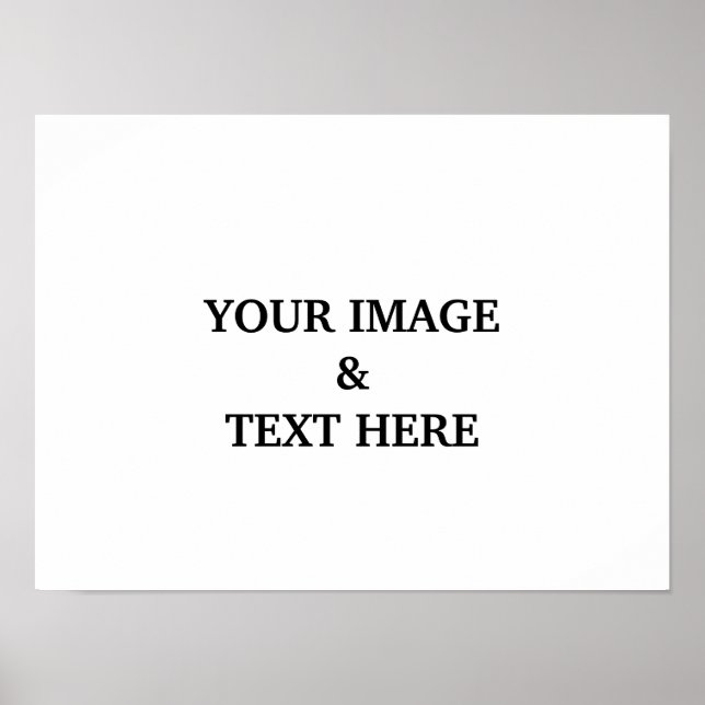 Poster Personalizado com Sua Própria Foto  (Frente)