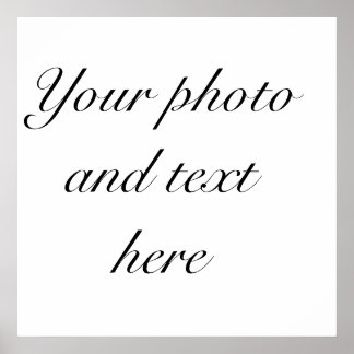 poster personalizado de 23"x23"