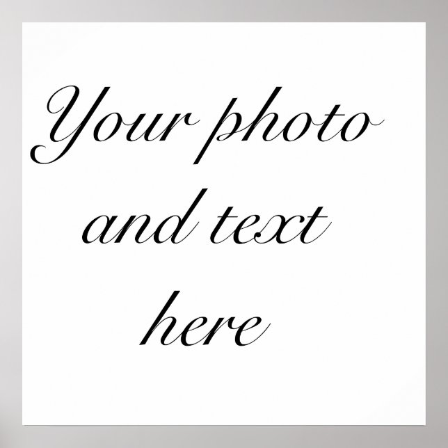 poster personalizado de 23"x23" (Frente)