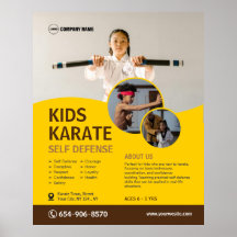 Personalizado de classe de Karate infantil