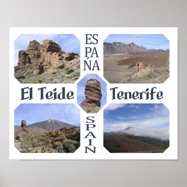 Poster personalizado de El Teide (Frente)