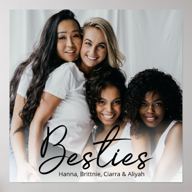 Poster Personalizado de Foto com Roteiro das Melho (Frente)