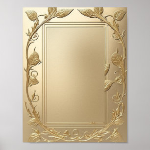 Poster Personalizado de Fundo do Modelo do Ornamen