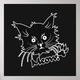 Poster personalizado de Gato Negro