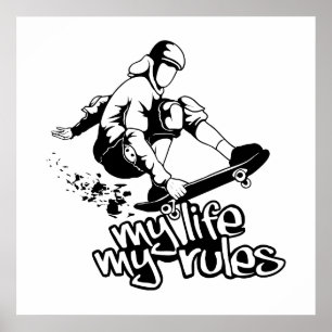 Poster personalizado de skate
