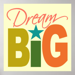 Poster personalizado do Dream BIG