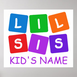 Poster personalizado do Little Sis