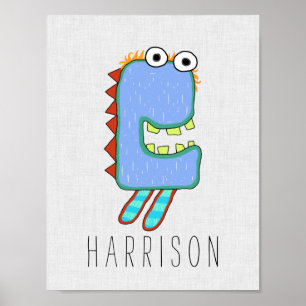 Poster personalizado do monstro de Miggy