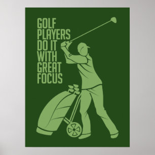 Poster personalizado GOLF PLAYER